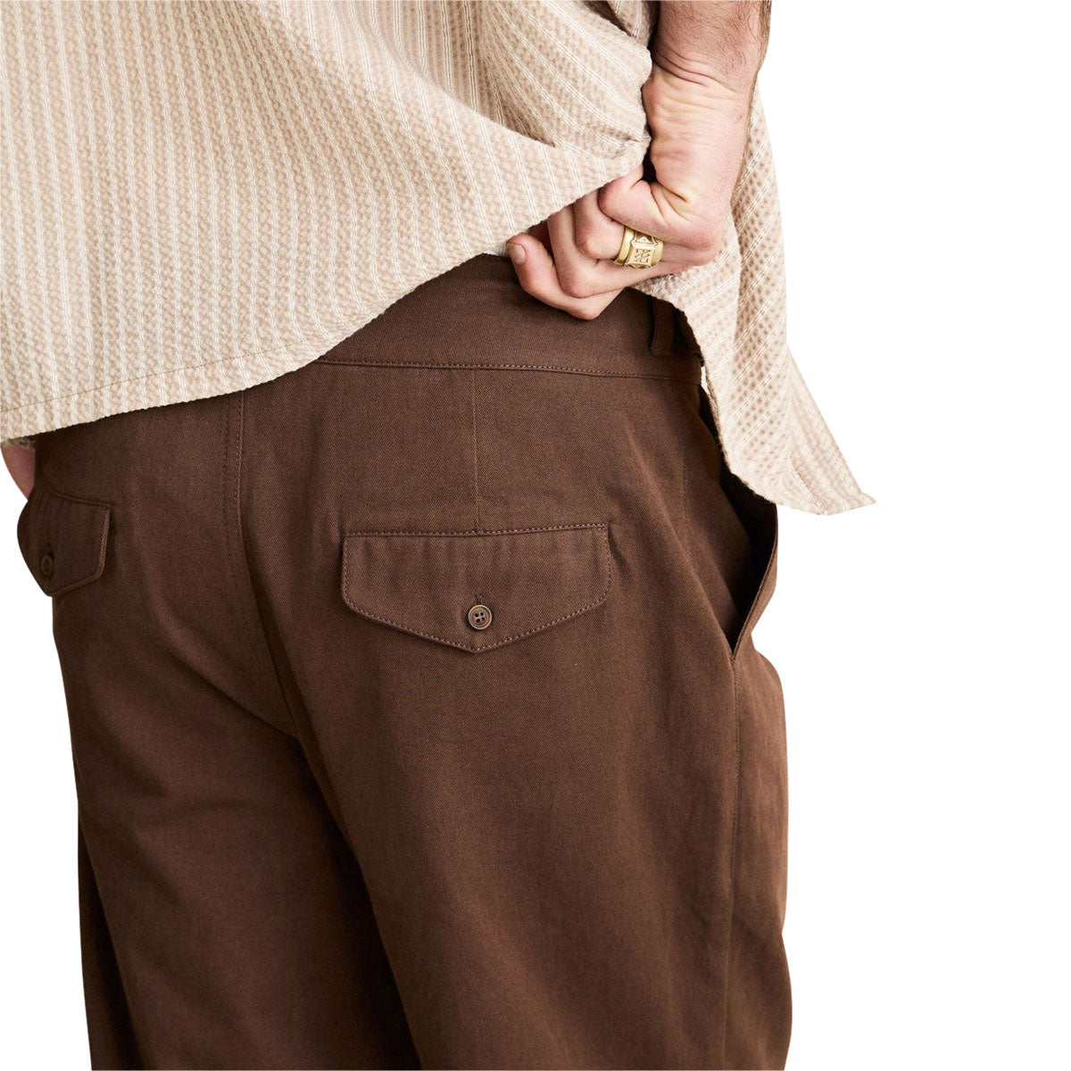 Rhythm Ghurka Pants - Brown image 4