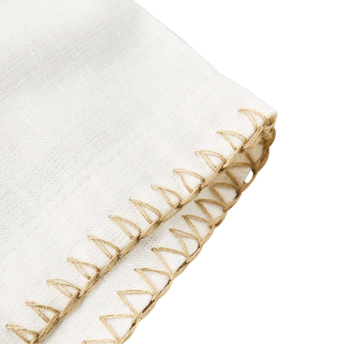 Rhythm Linen Whip Stitch Shirt - Vintage White image 5