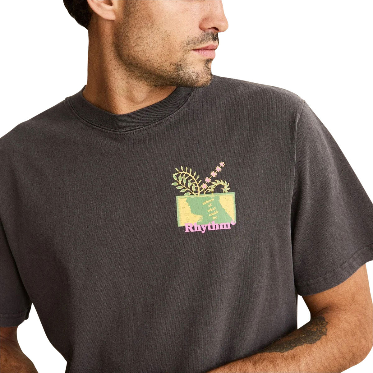Rhythm Echoes Vintage T-Shirt - Vintage Black image 5