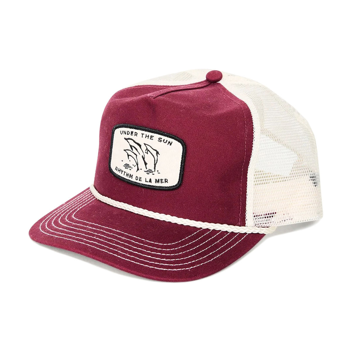 Rhythm Pod Trucker Hat - Merlot image 1