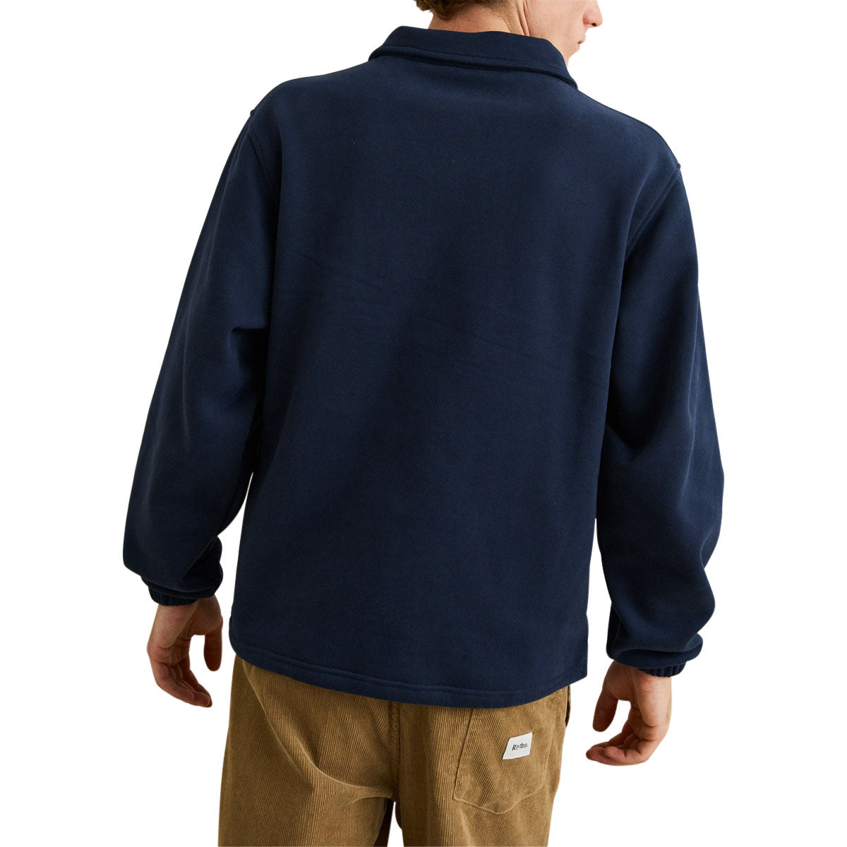 Rhythm Diego Quarter Zip Sweatshirt - Navy image 2