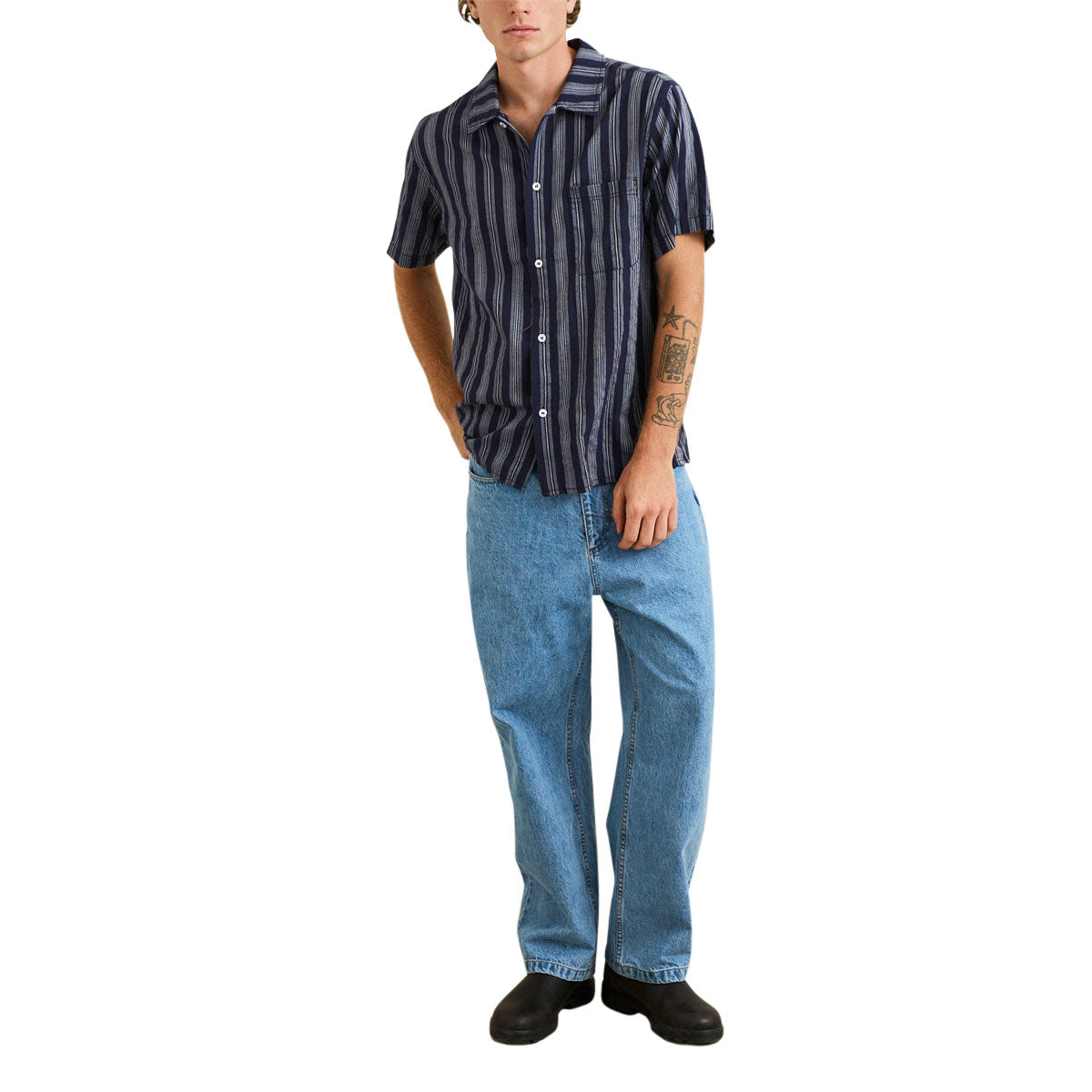 Rhythm Harbor Stripe Shirt - Navy image 4