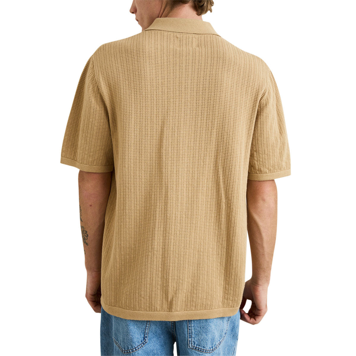 Rhythm Textured Knit Shirt - Sand image 2