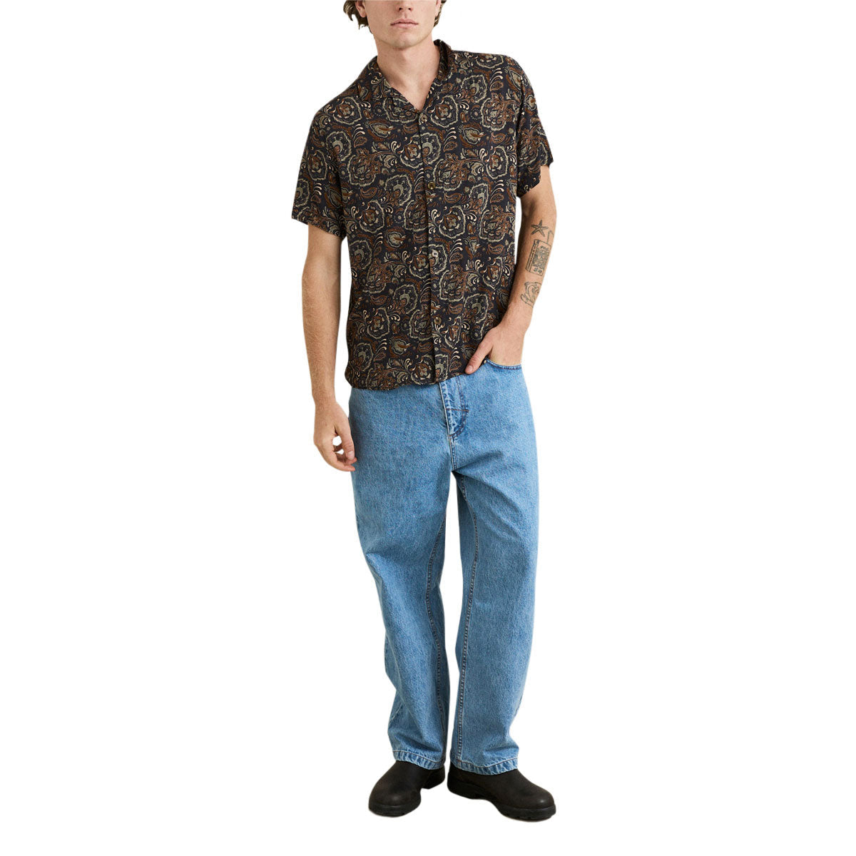 Rhythm Costa Rica Shirt - Black image 4