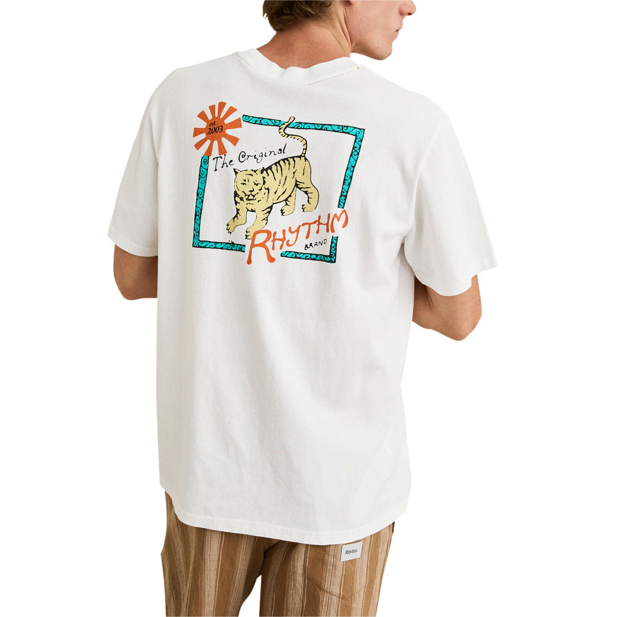 Rhythm Tiger Vintage T-Shirt - Vintage White image 3