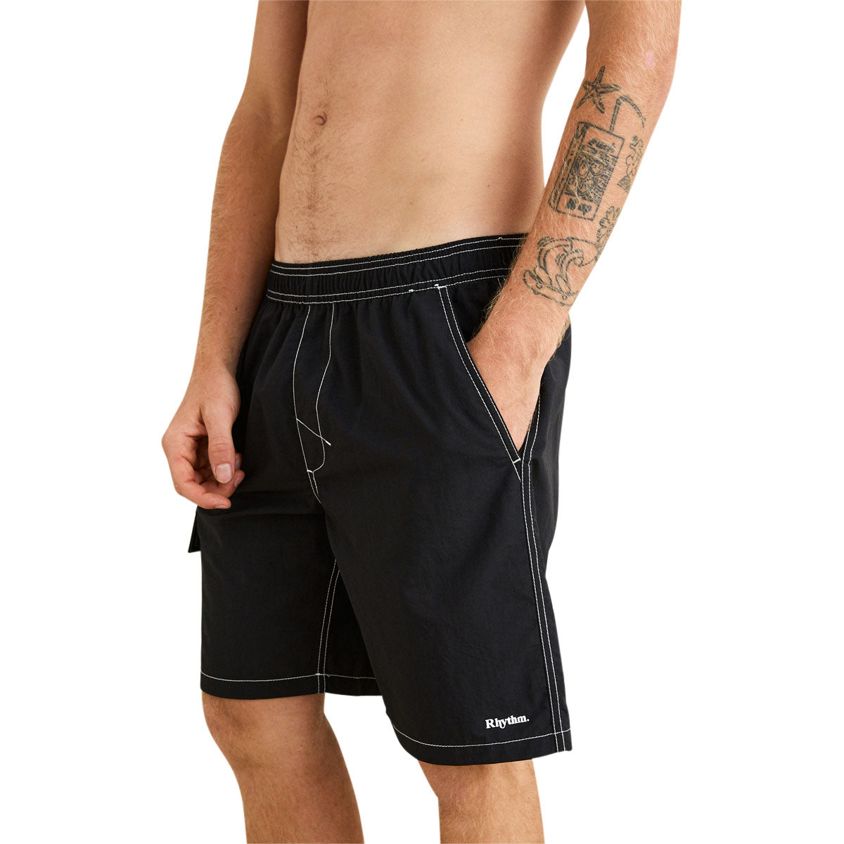 Rhythm Nomad Boardshorts - Black image 2