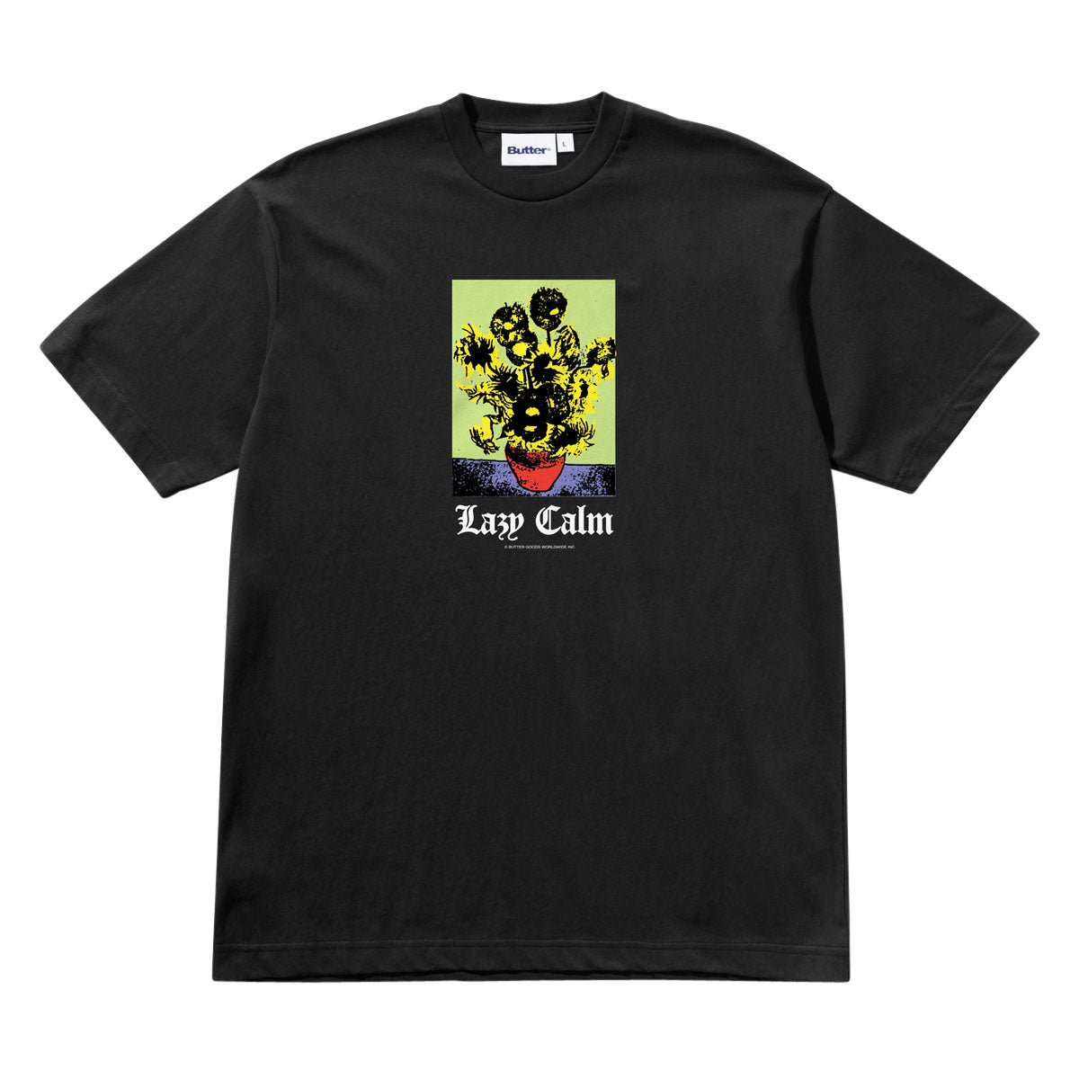 Butter Goods Lazy Calm T-Shirt - Black image 1