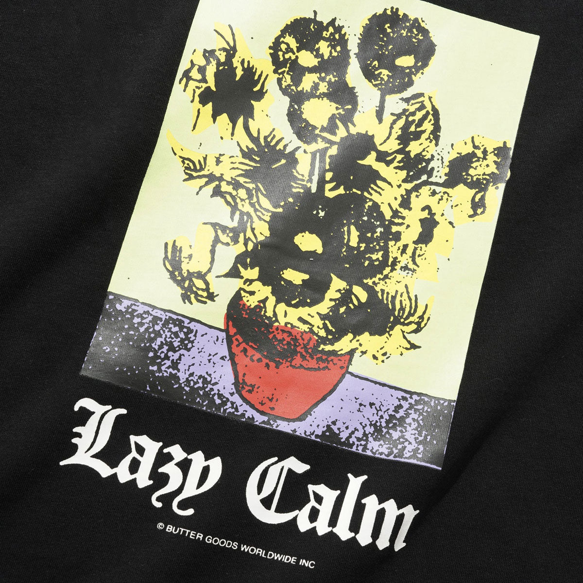 Butter Goods Lazy Calm T-Shirt - Black image 2