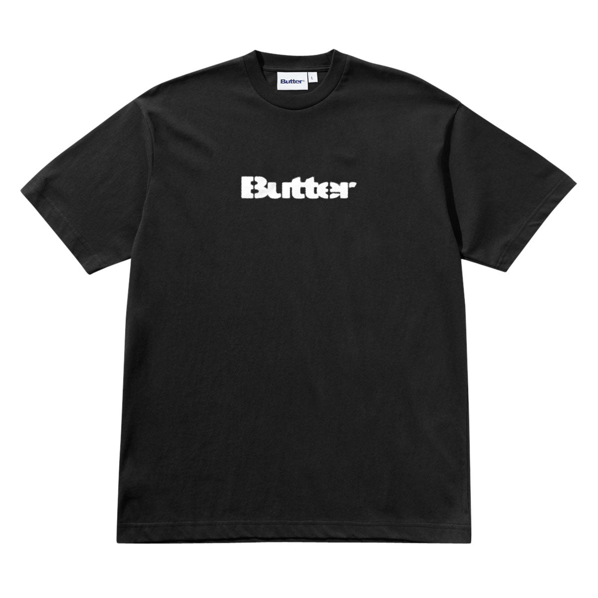Butter Goods Stencil Logo T-Shirt - Black image 1