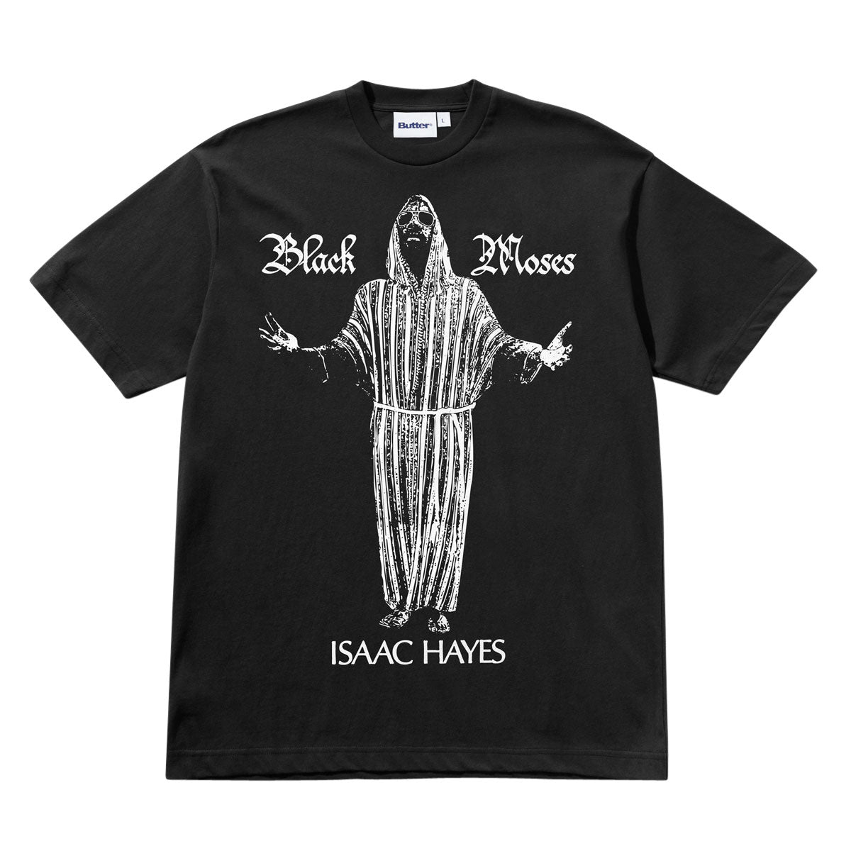 Butter Goods Black Moses T-Shirt - Washed Black image 1