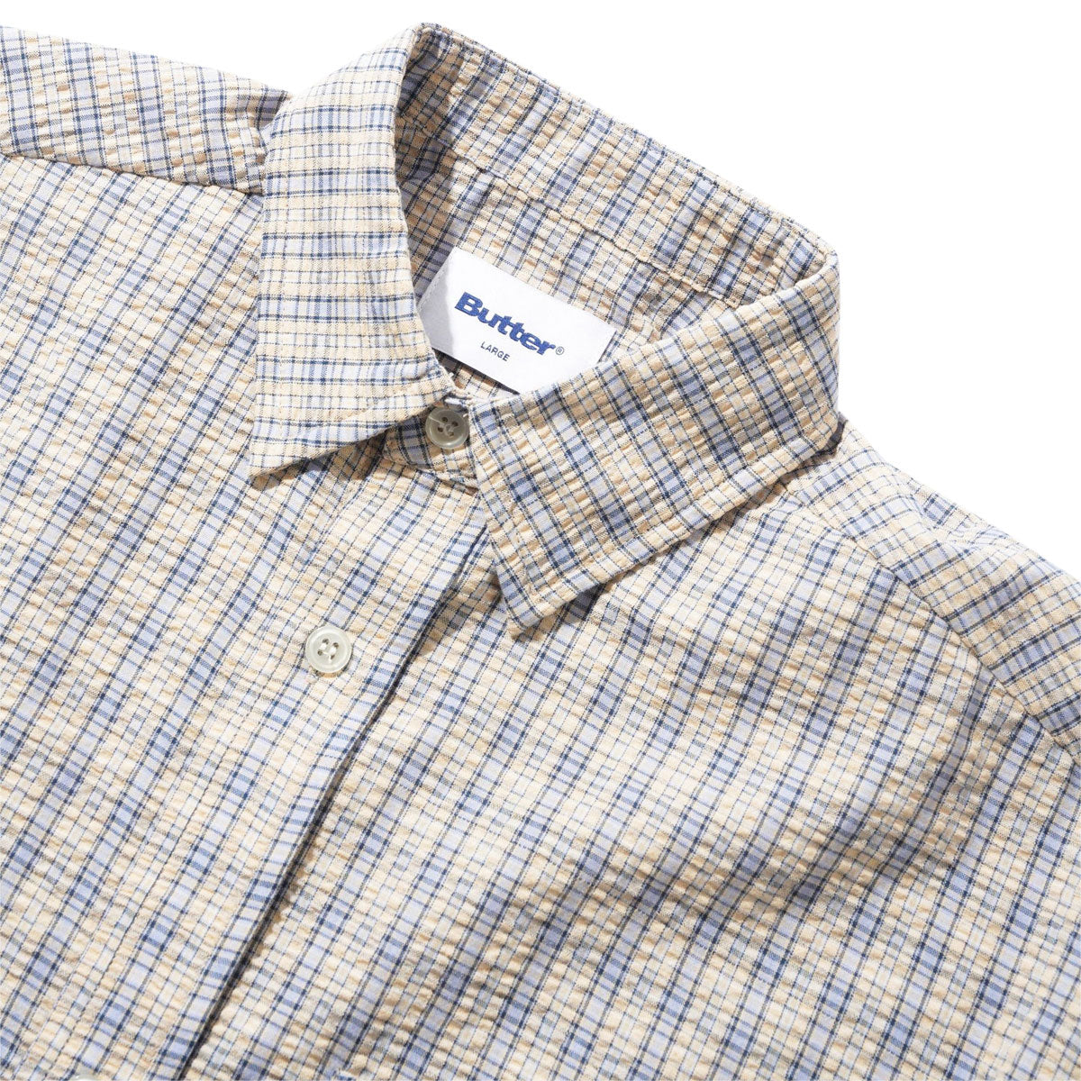 Butter Goods Equipment Shirt - Blue/Yellow image 2