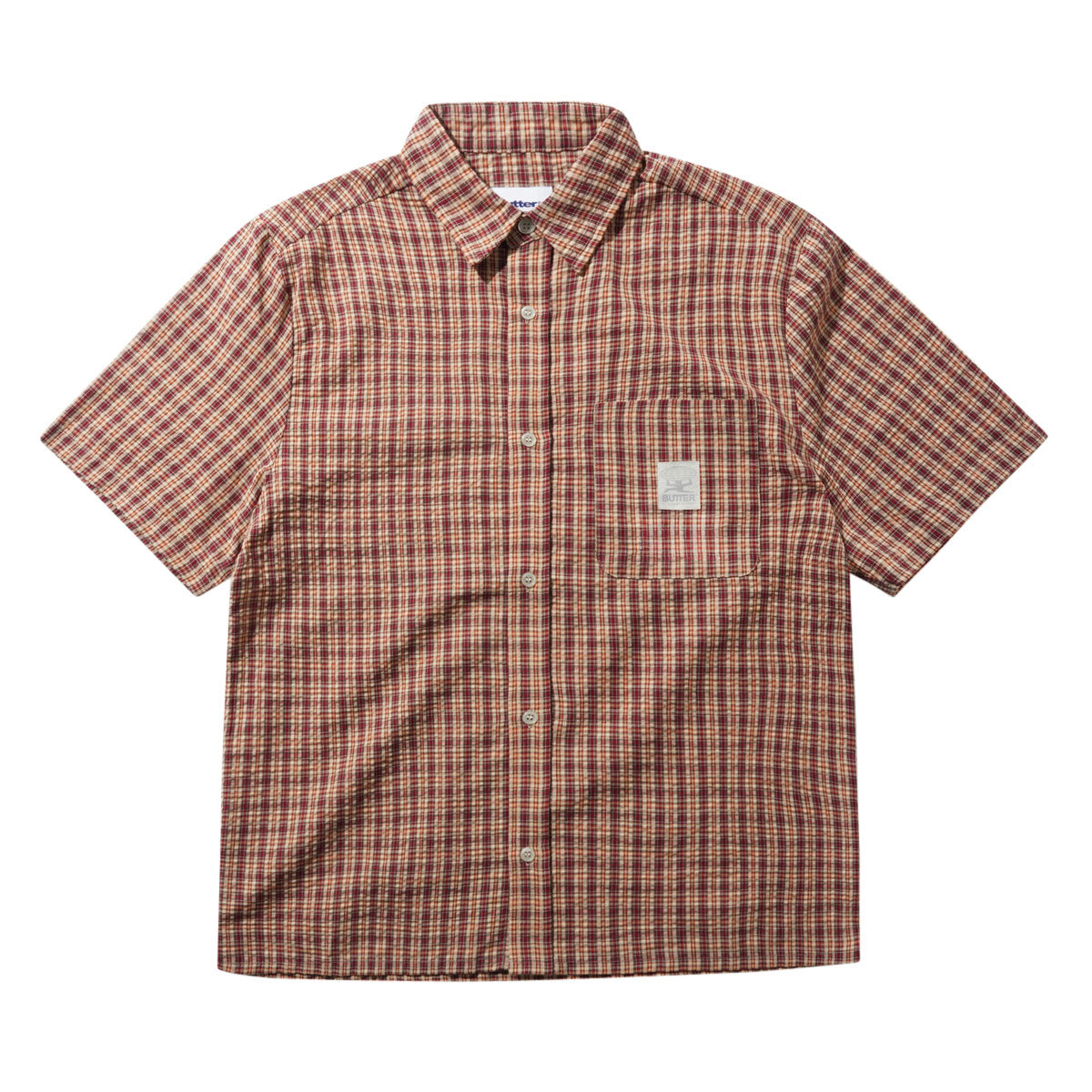 Butter Goods Equipment Shirt - Red/Yellow image 1