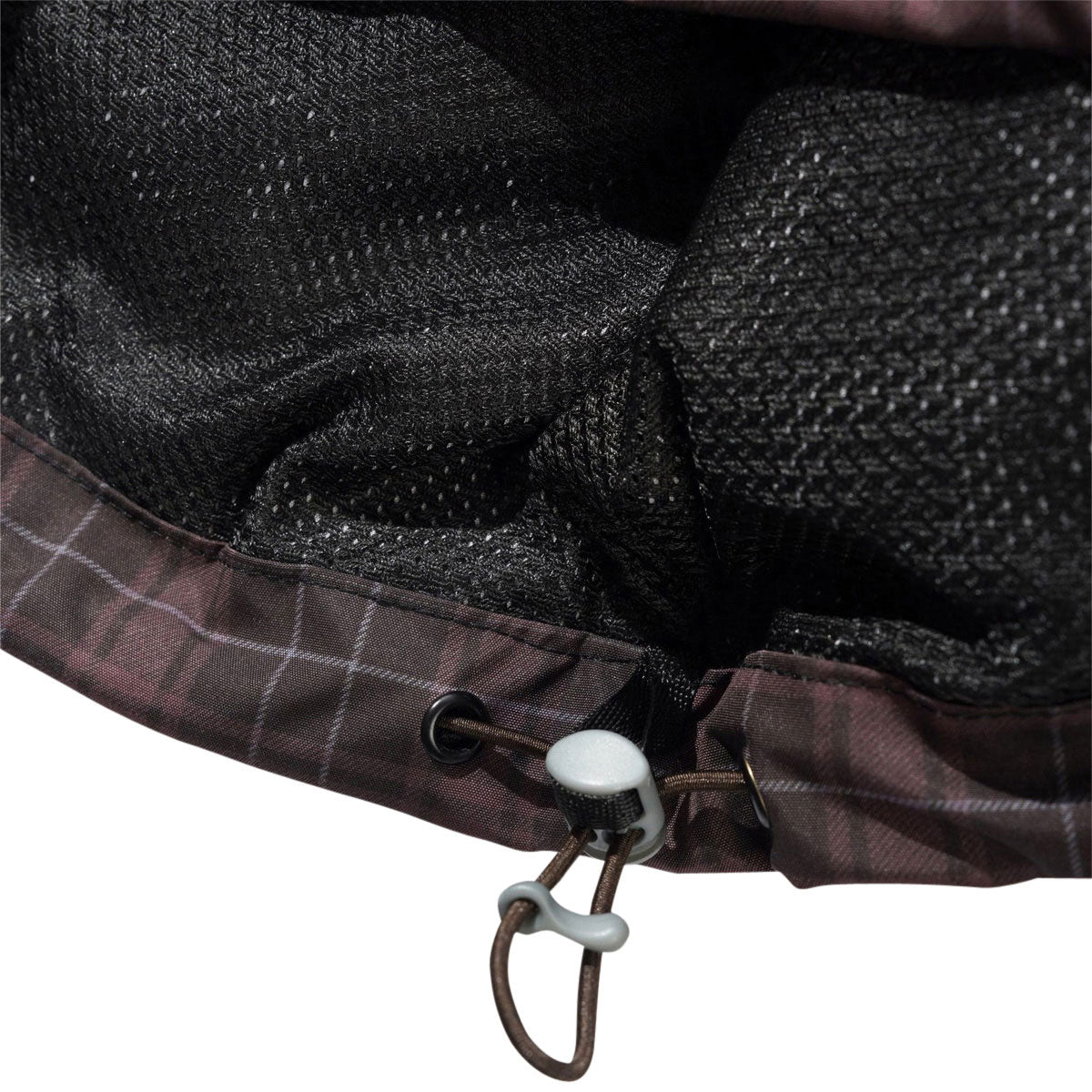 Butter Goods Plaid Nylon Jacket - Burgundy image 4