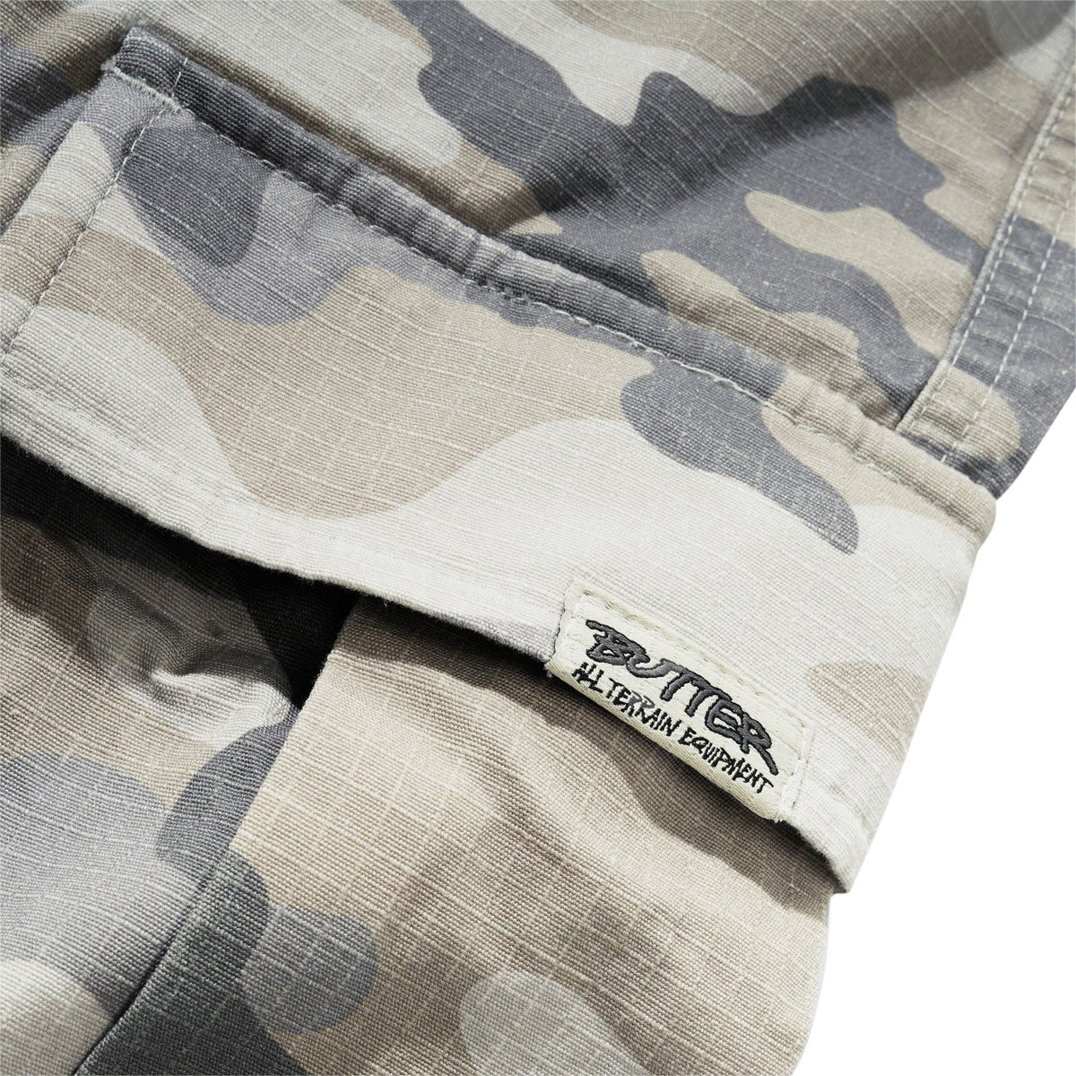 Butter Goods Cargo Shorts - Snow Camo image 3
