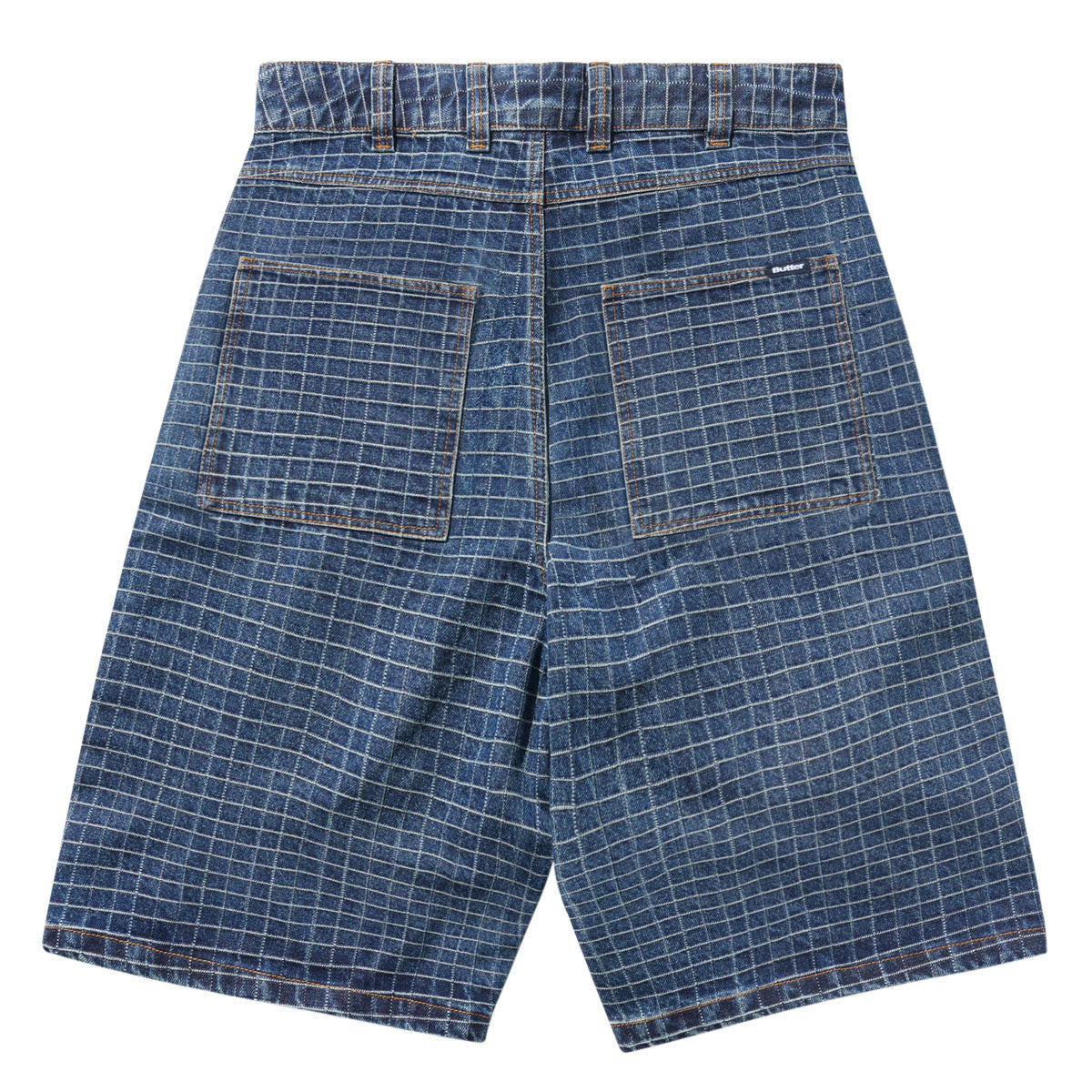 Butter Goods Big Grid Denim Shorts - Indigo image 2