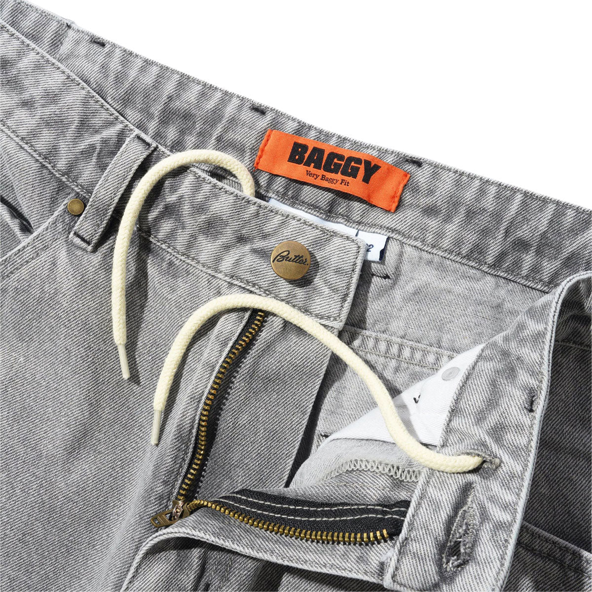 Butter Goods Solar Fade Denim Jeans - Grey Wash image 3
