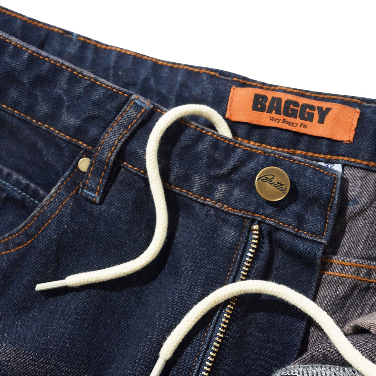 Butter Goods Solar Fade Denim Jeans - Tinted Dark Indigo image 3