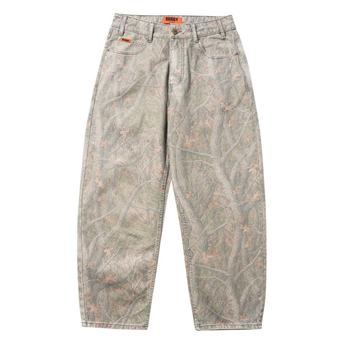 Butter Goods Baggy Denim Jeans - Forest Camo image 1