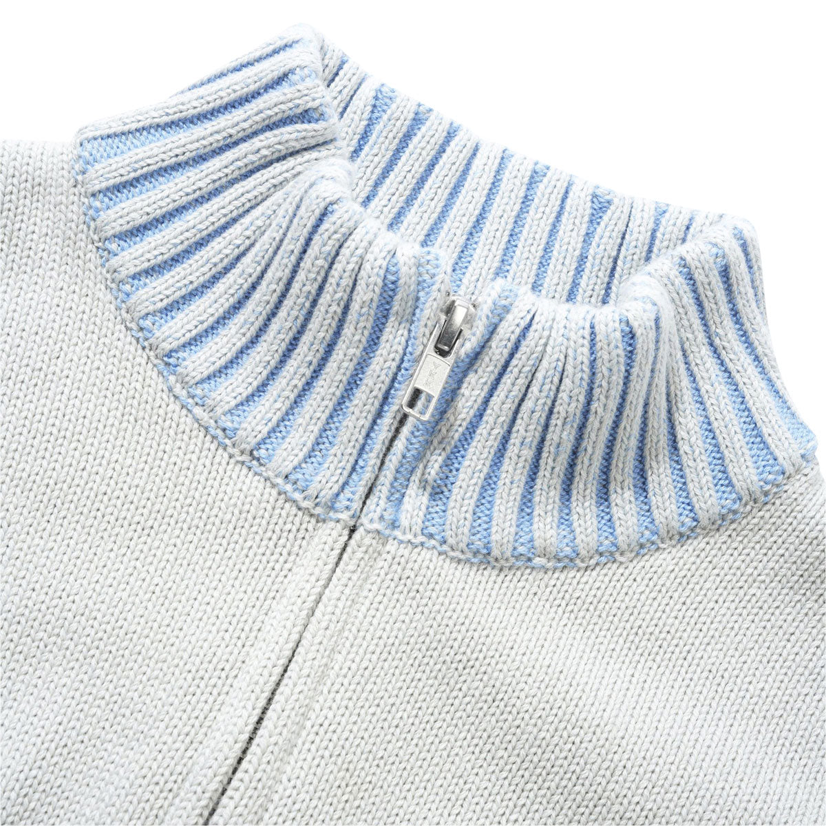 Butter Goods x Umbro Diamond Zip-Thru Knit Sweater - Grey image 4