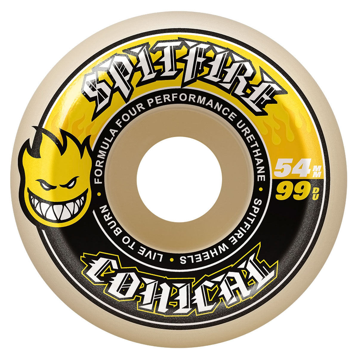 Spitfire F4 99d Conical Skateboard Wheels - 54mm image 1