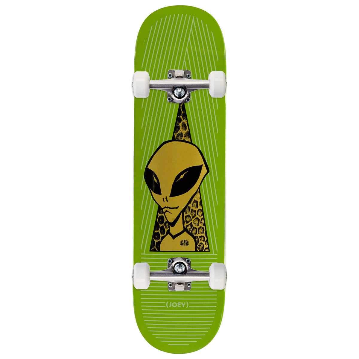 Alien Workshop Guevara Visitor Gold Skateboard Complete - Full Dip - 8.25