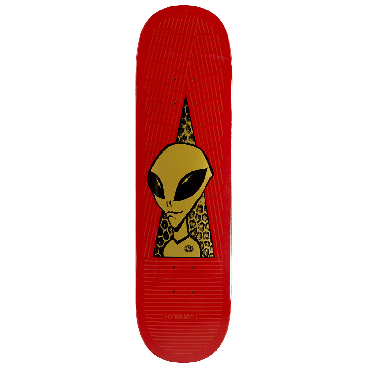 Alien Workshop OBrien Visitor Gold Skateboard Deck - Full Dip - 8.50