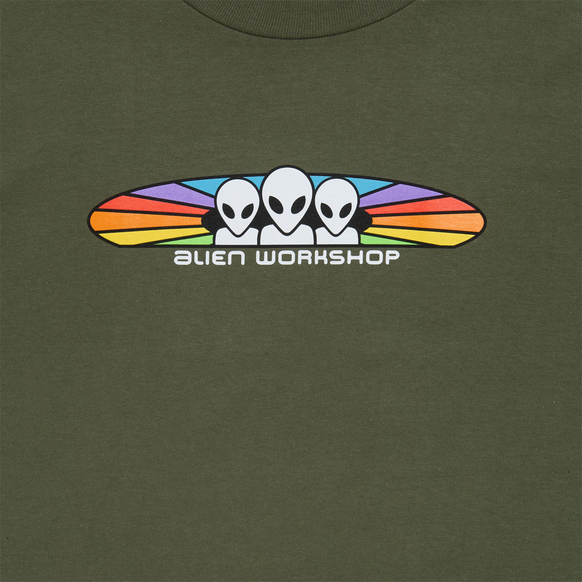 Alien Workshop Spectrum T-Shirt - Fatigue Green image 2