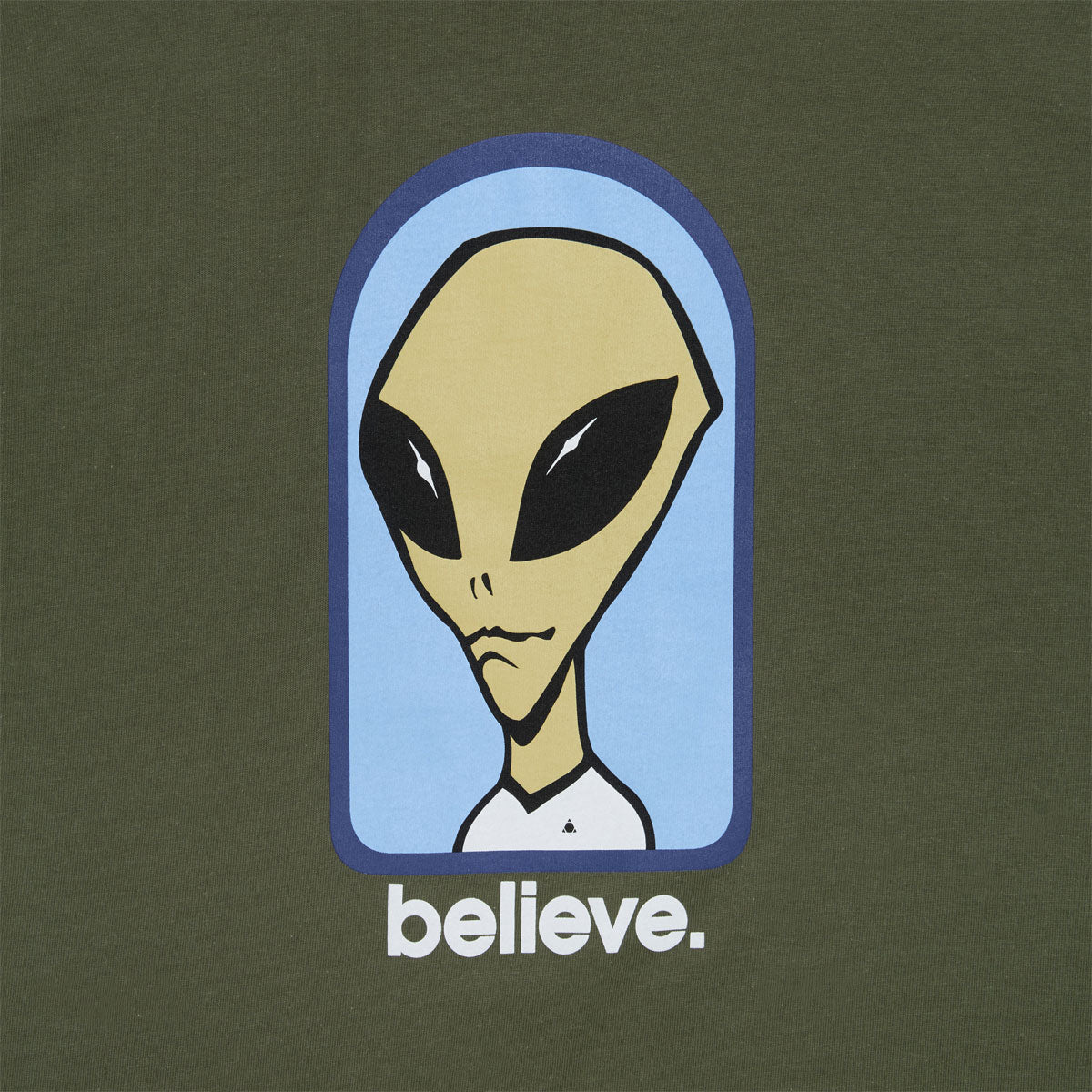 Alien Workshop Believe T-Shirt - Fatigue Green image 2