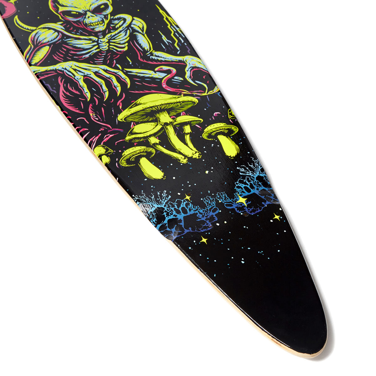 Daddies Mall Poster Pintail Longboard Complete - Black/Glow image 5