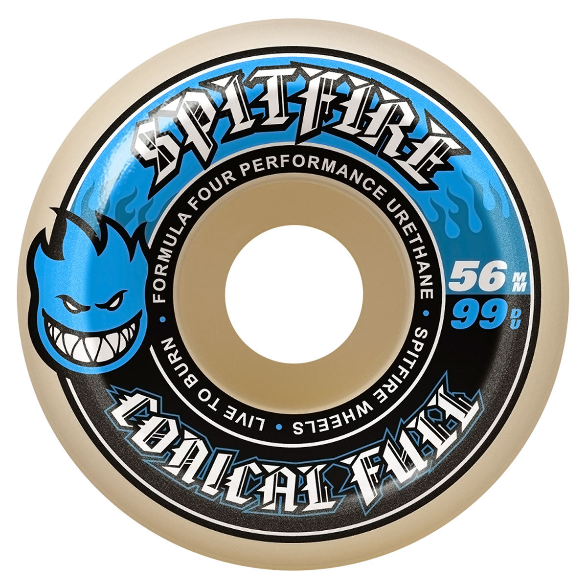 Spitfire F4 99d Conical Full Skateboard Wheels - 56mm image 1