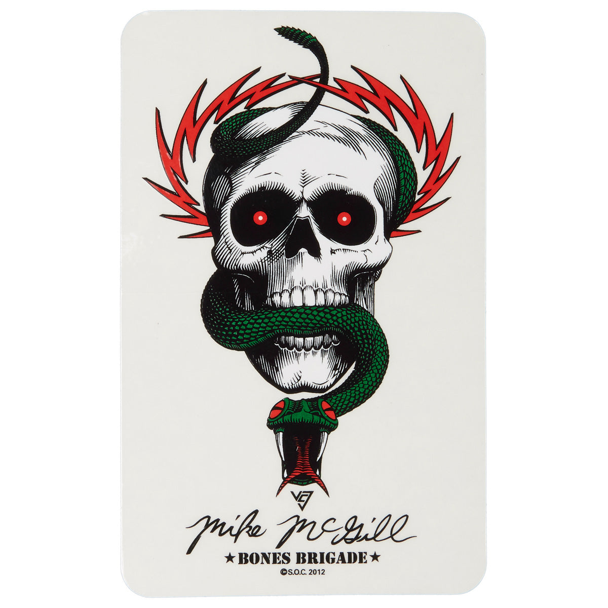 Bones Brigade Mike McGill Sticker - 6.00