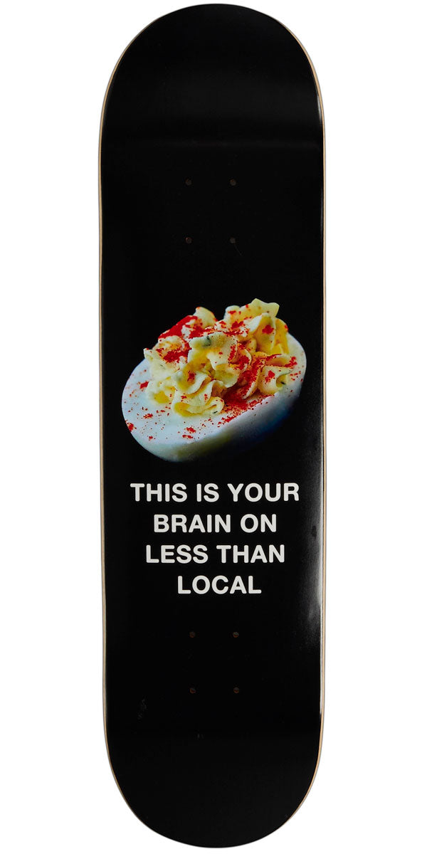 Less Than Local Deviled Egg Brain Skateboard Deck - 8.25