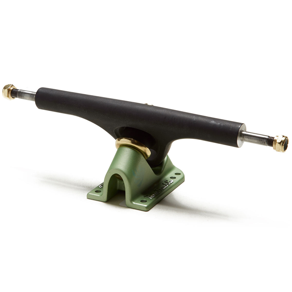 Paris V3 50 Degree Mix-Ups Longboard Trucks - Black/Green - 180mm image 2