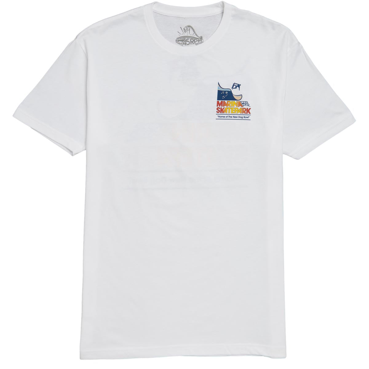 45RPM Vintage Marina Del Rey Skatepark T-Shirt - White image 2