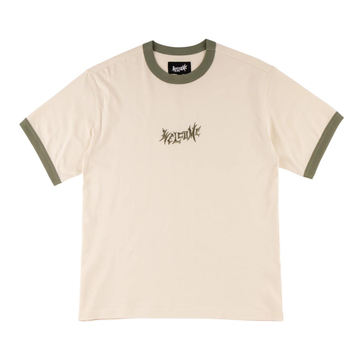 Welcome Detatch Ringer T-Shirt - Bone image 1