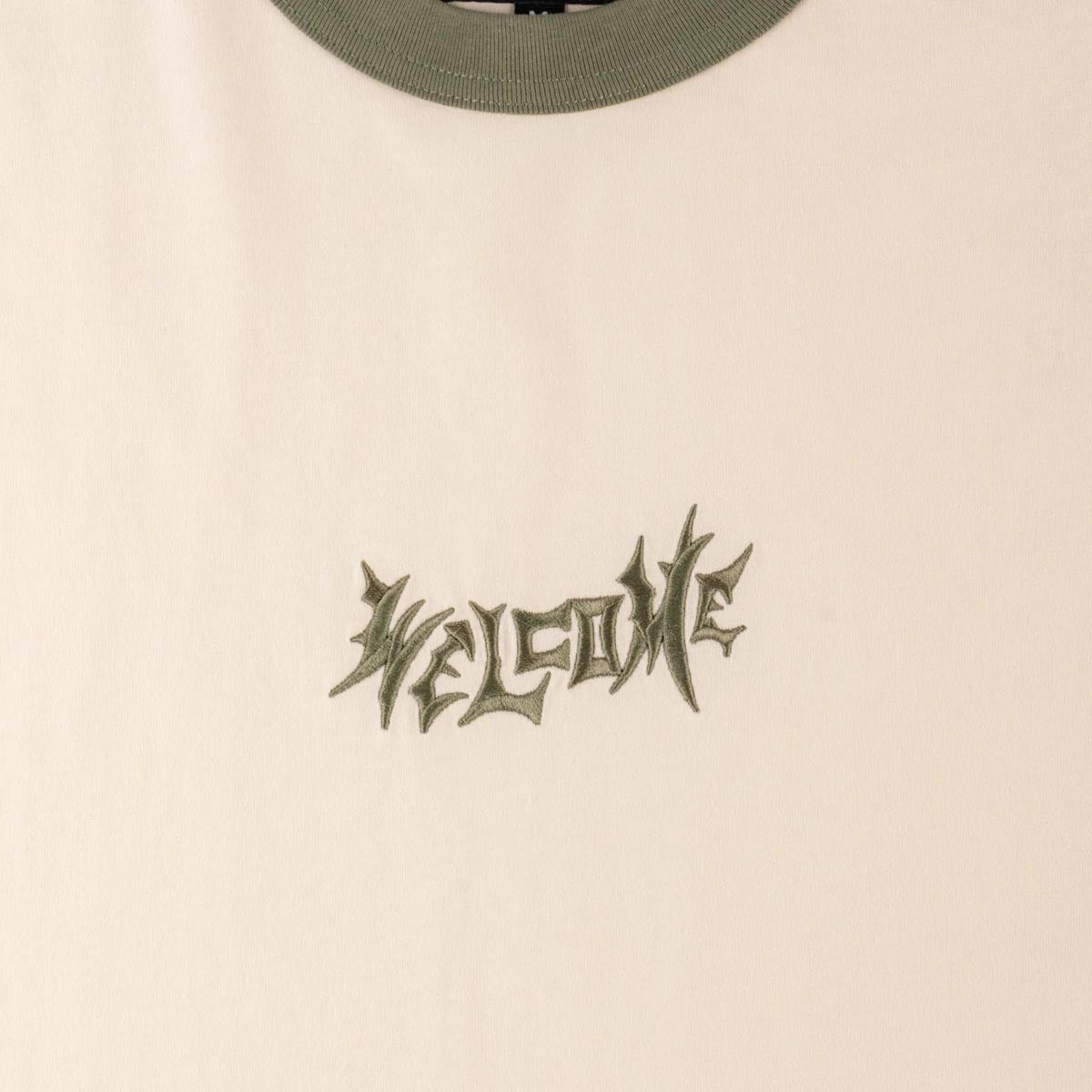 Welcome Detatch Ringer T-Shirt - Bone image 3