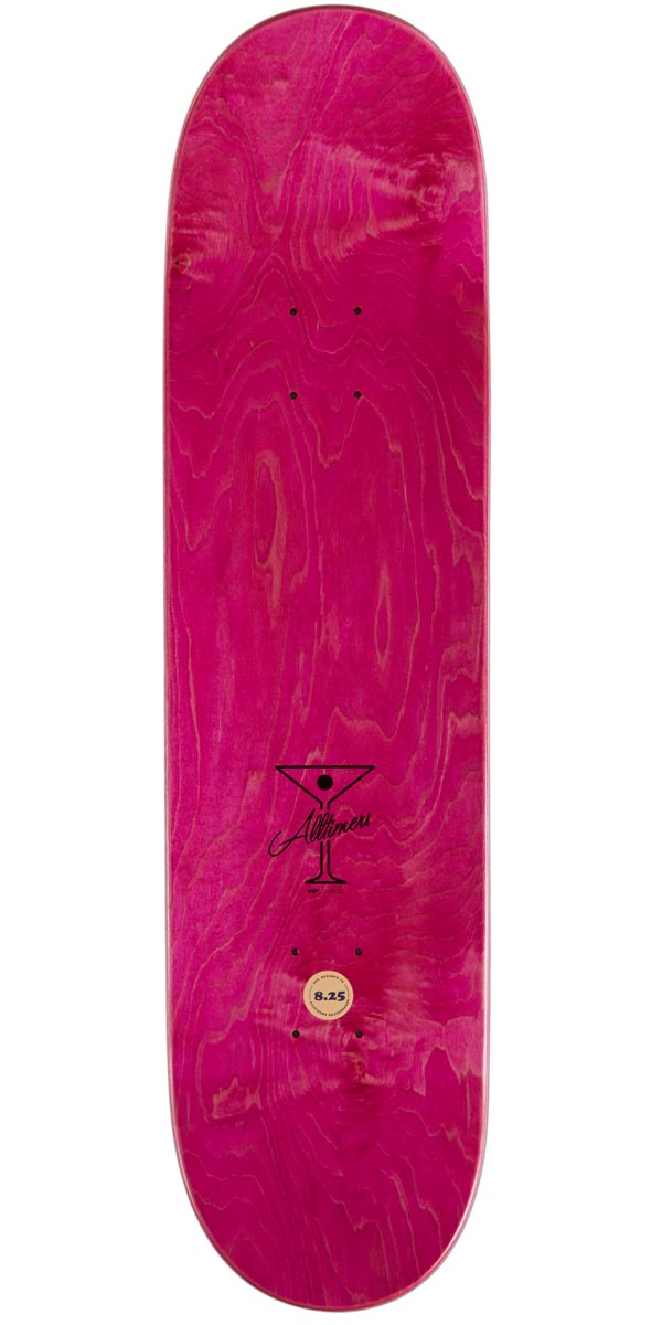 Alltimers Atlantic Ave Skateboard Deck - Red - 8.25