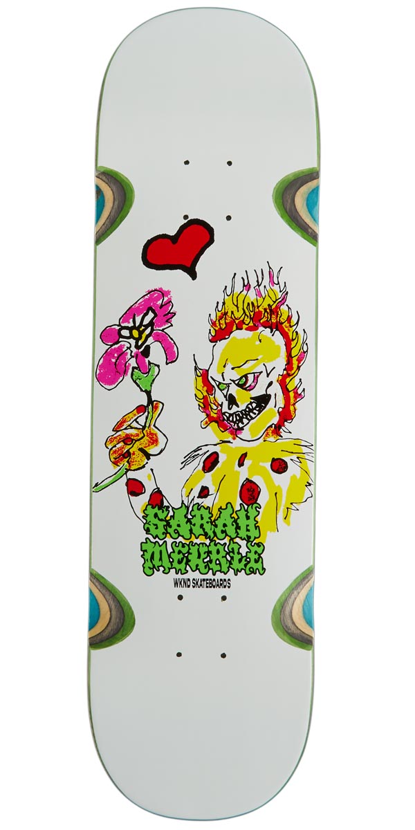 WKND Gotham Berg Secret Pro 1 Skateboard Deck - White - 8.50