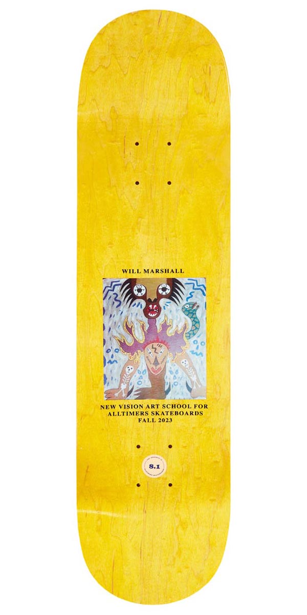 Alltimers Will NVA Skateboard Deck - 8.10