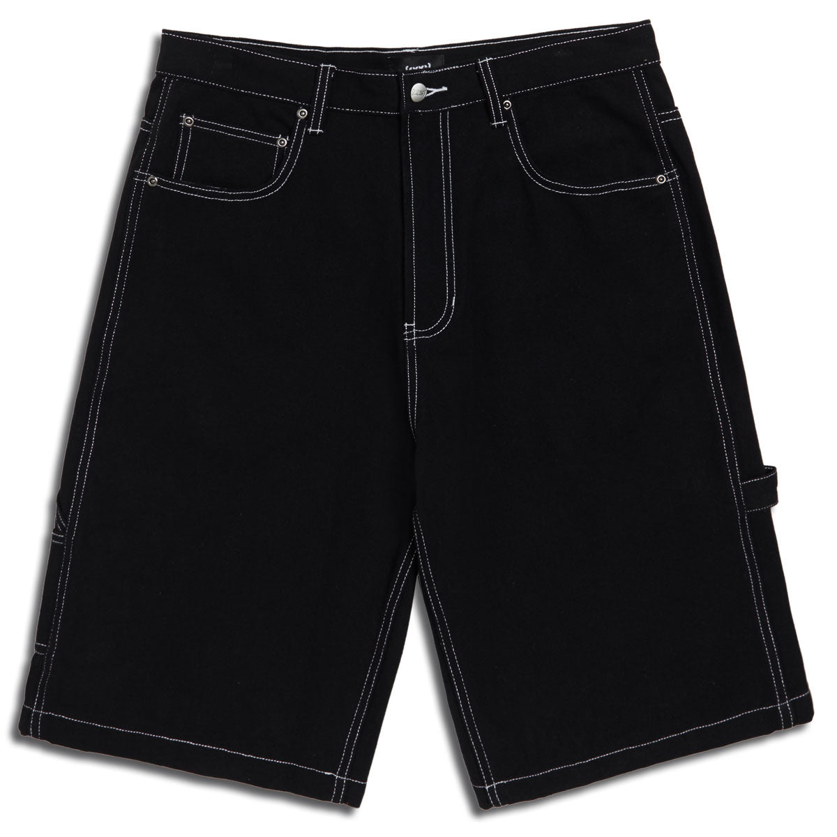 CCS Hammer Loop Canvas Shorts - Black/White image 5