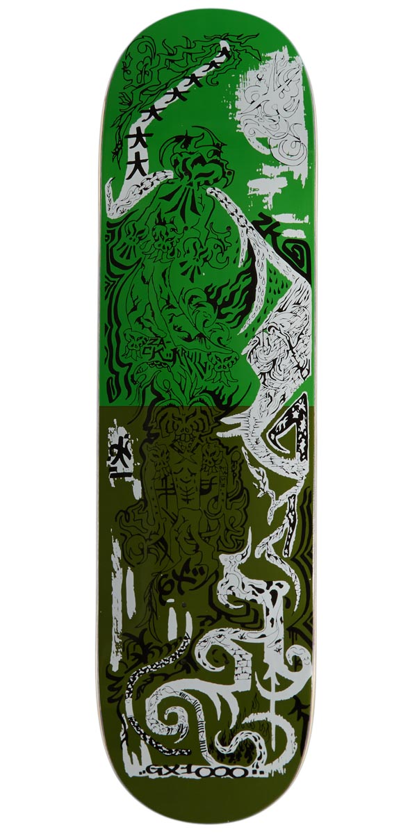 GX1000 Breakthrough Krull Skateboard Deck - Green - 8.375