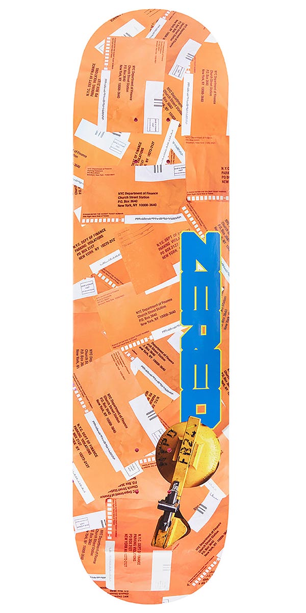 Alltimers Dr. Z Pass Skateboard Deck - Orange - 8.50