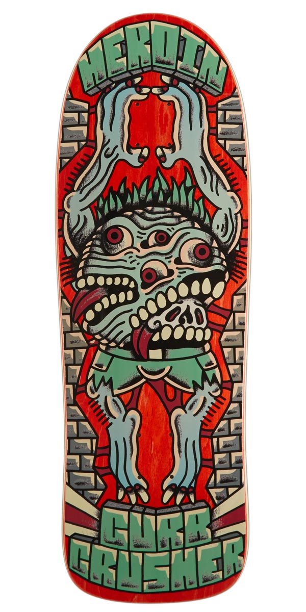 Heroin Curb Crusher x Crawe Skateboard Deck - 10.25