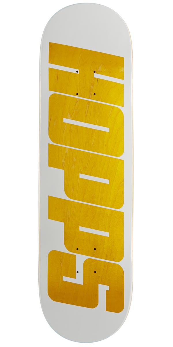 Hopps BigHopps Knockout Skateboard Deck - White - 8.75