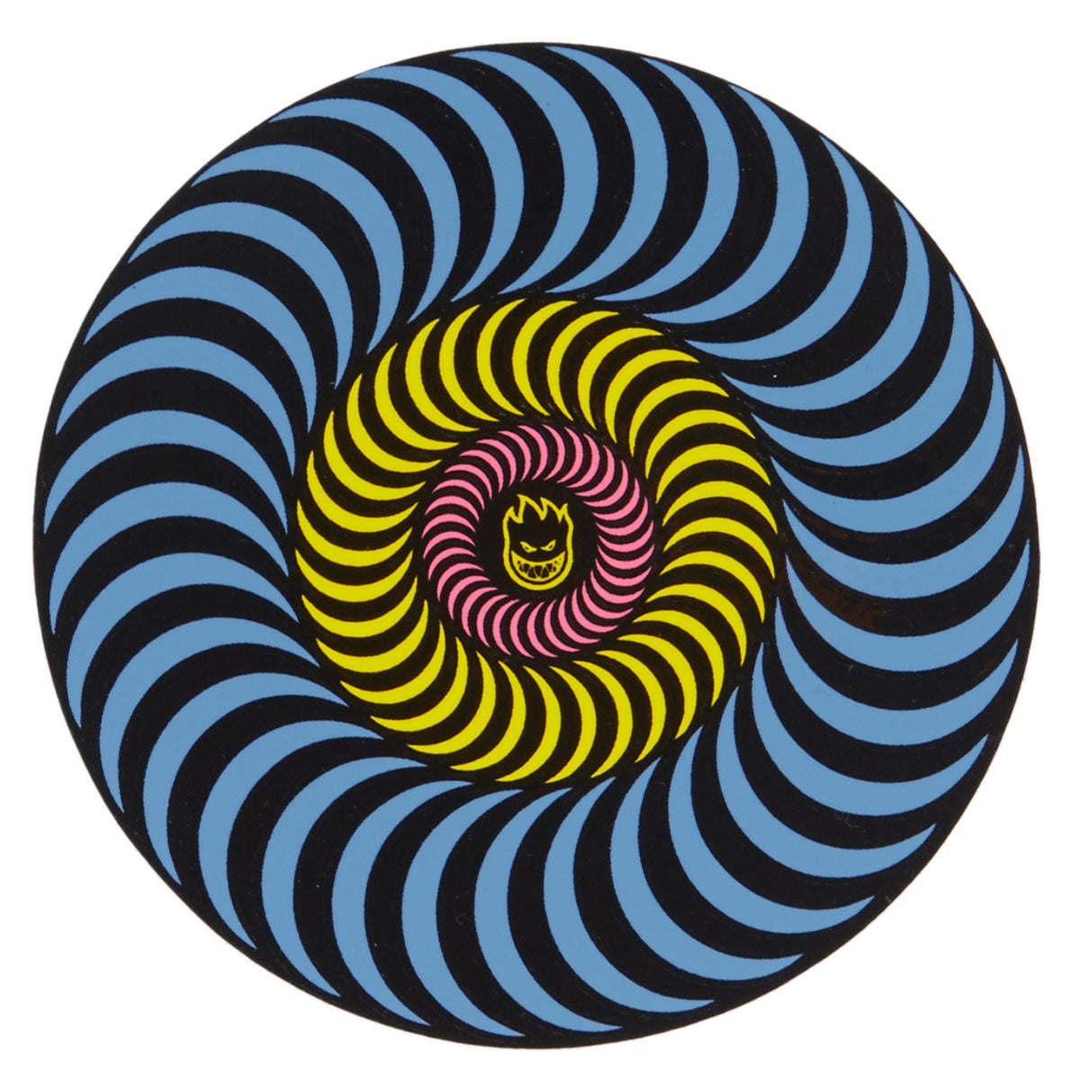 Spitfire Tri-Color Swirl Bighead Sticker - Blue - 4