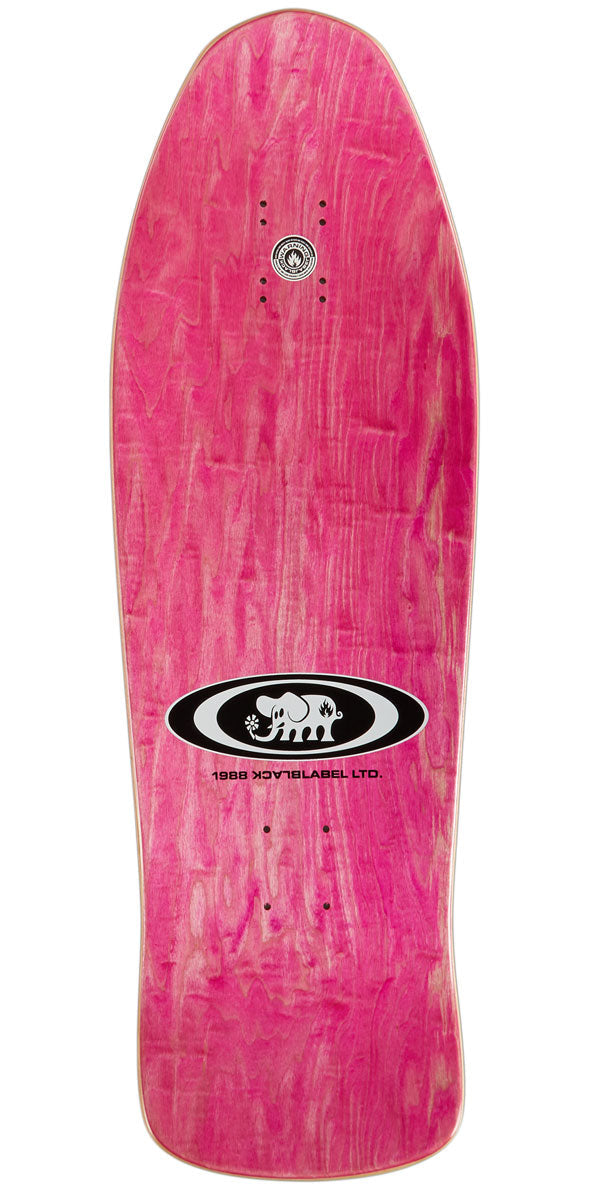 Black Label Thumbhead Oval Custom 12XU Shaped Skateboard Deck - Assorted Stains - 10.00