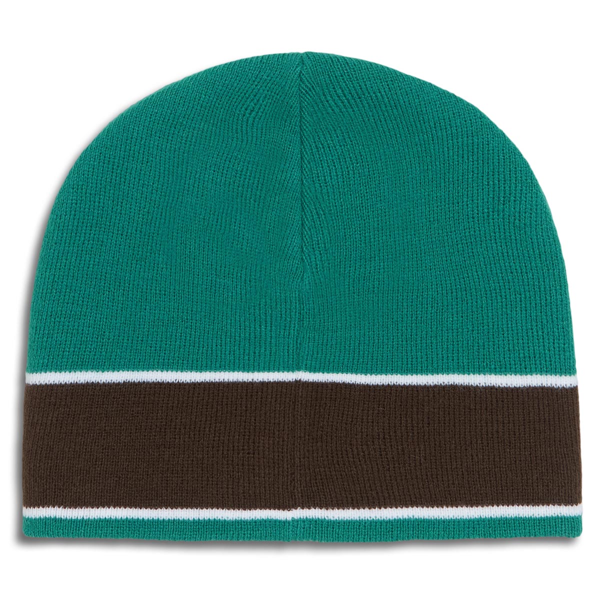 CCS Icon Skully Beanie - Green/Brown image 3