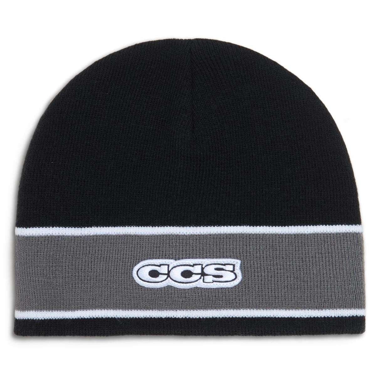 CCS Icon Skully Beanie - Black/Grey image 1