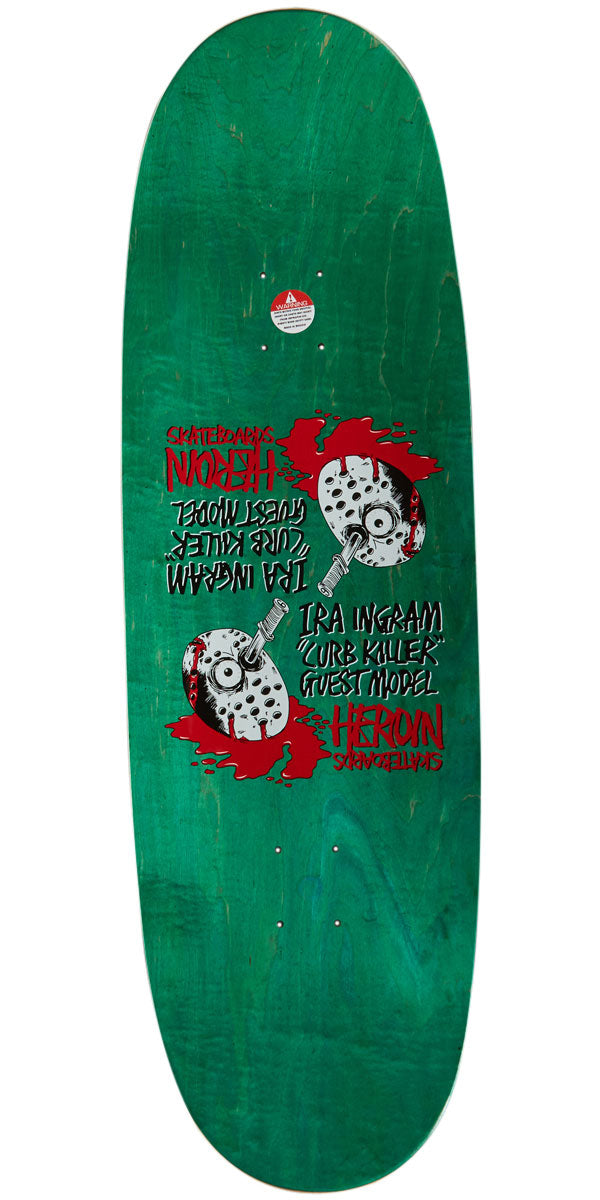 Heroin Curb Killer 6 Skateboard Deck - 10.00