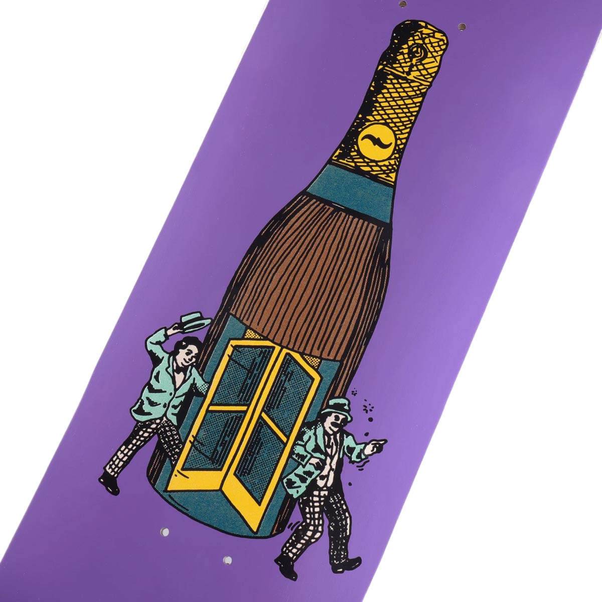 Passport Wine Em & Dine Em Always Open Skateboard Deck - 8.38